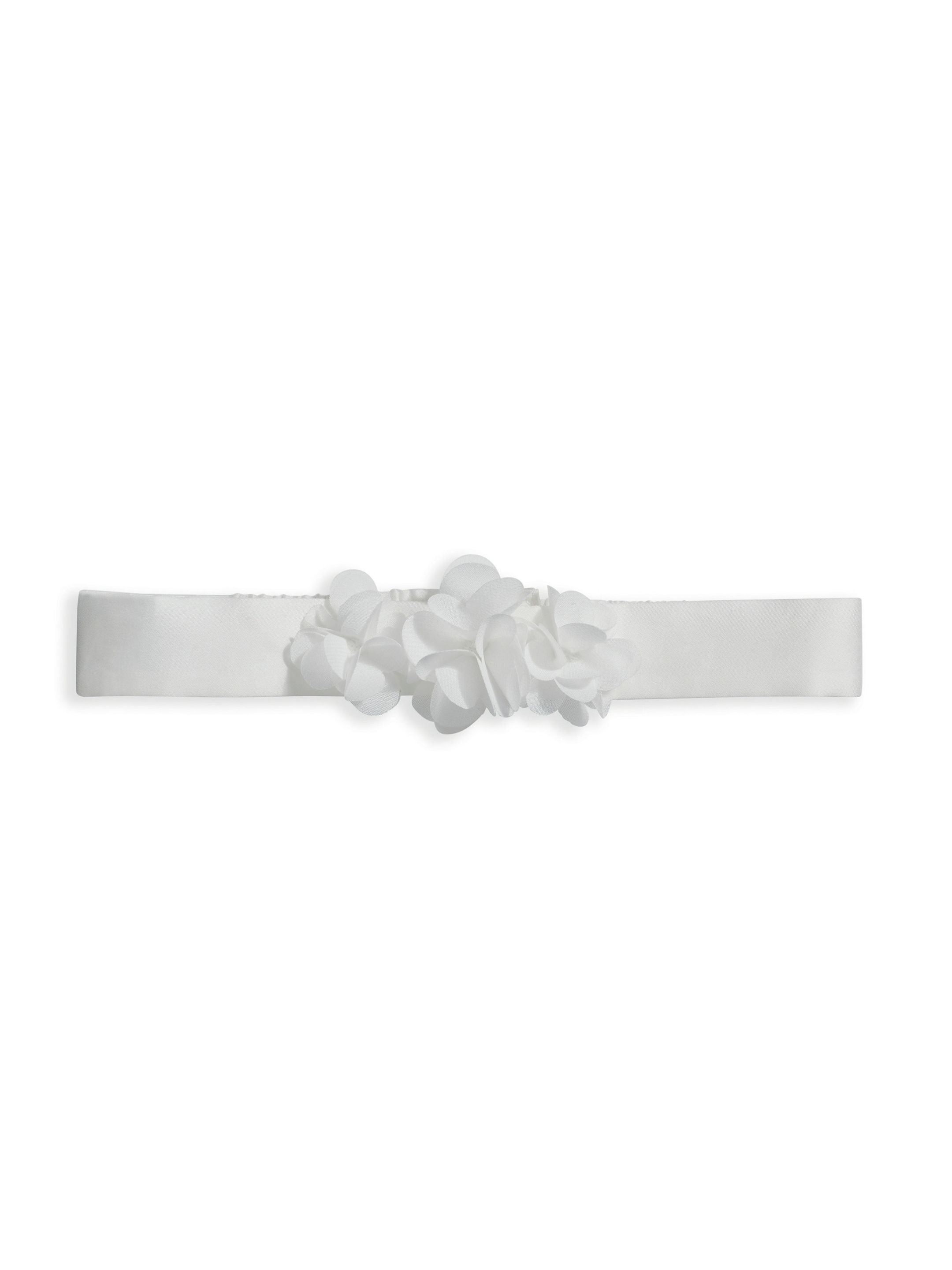 Lace Frill Romper Baby Gift Set with Muslin Blanket, Headband & Lamb Chime image number 6